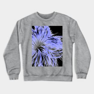 Fluffy Allium Blue Crewneck Sweatshirt